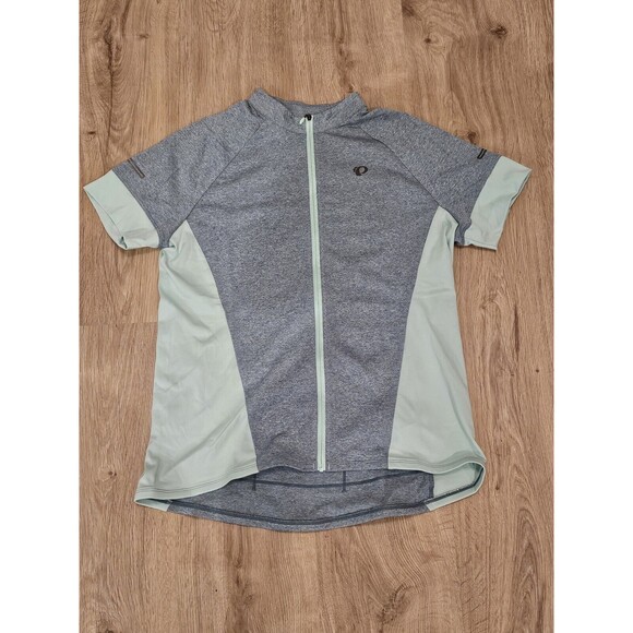 New Pearl Izumi Women's W Select Escape Short Sleeve Jersey XL Arctic/MistGreen - Picture 1 of 13